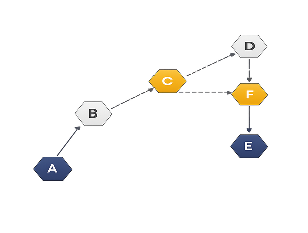 Elevation Diagram , , , (navy, silver, amber) Lines: thin uniform stroke width, fully transparent